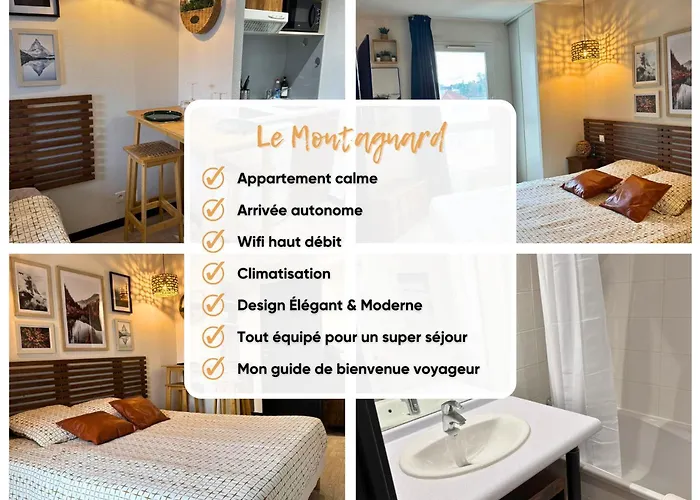 Апартаменты Le Montagnard - Wifi - Clim - Chaleureux